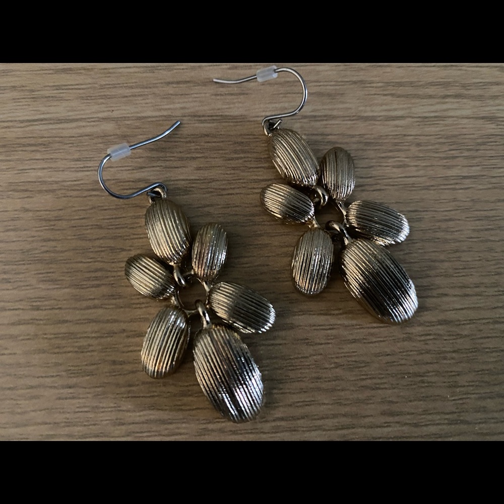 Womens gold colored earrings